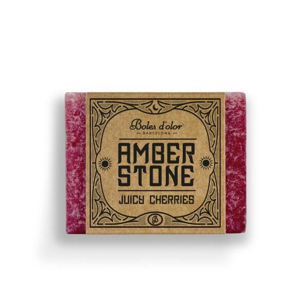 Amber Stone - Juicy Cherries - Kirsche - Duft in Quadratform von Boles d'olor