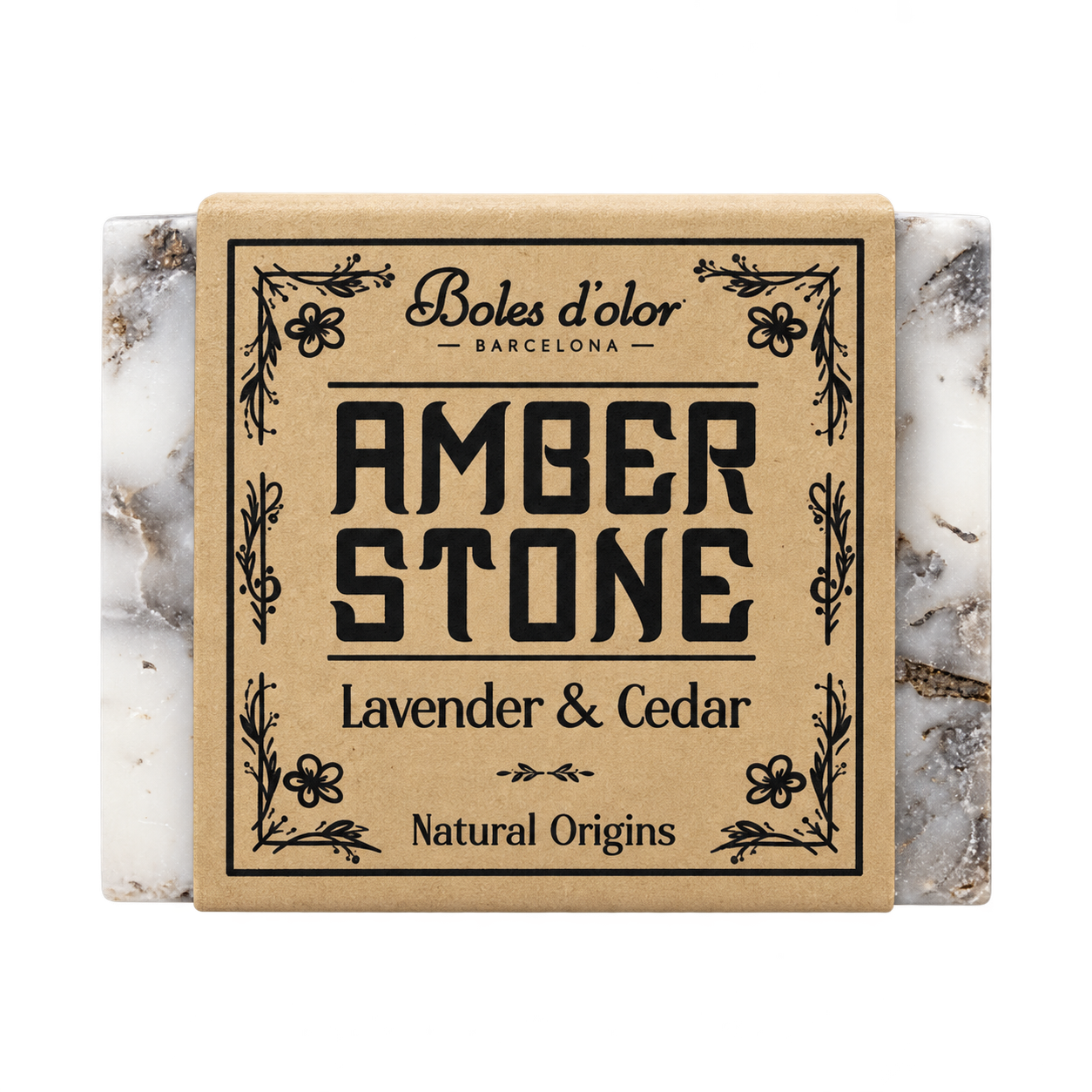 Amber Stone Lavender & Cedar | Natürlicher Lavendel & Zeder Duftstein von Bolesdolor