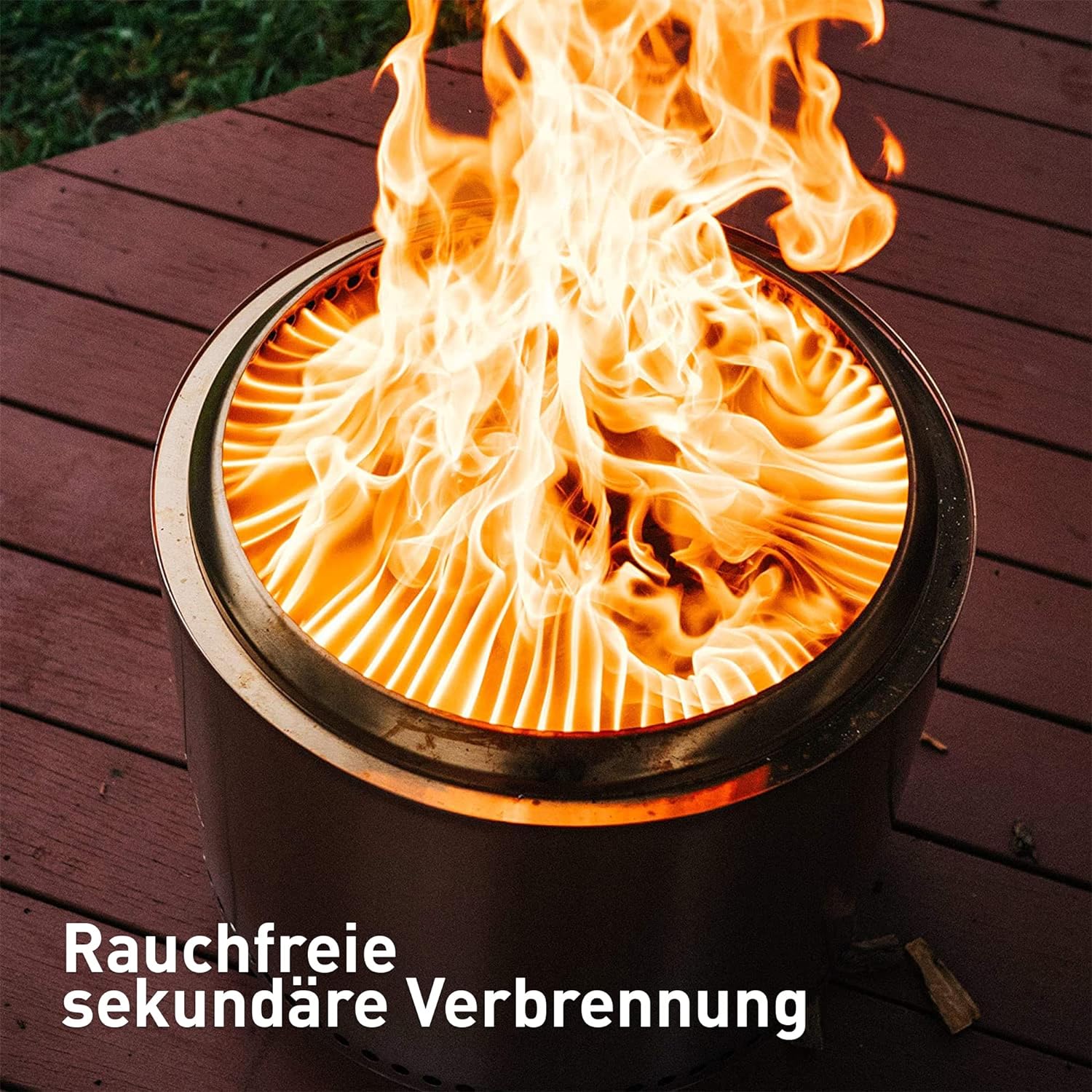 Solo Stove BONFIRE 2.0 + STAND STAINLESS STEEL / Edelstahl | Feuerschale - Feuerstelle - Feuertonne  von Solo Stove