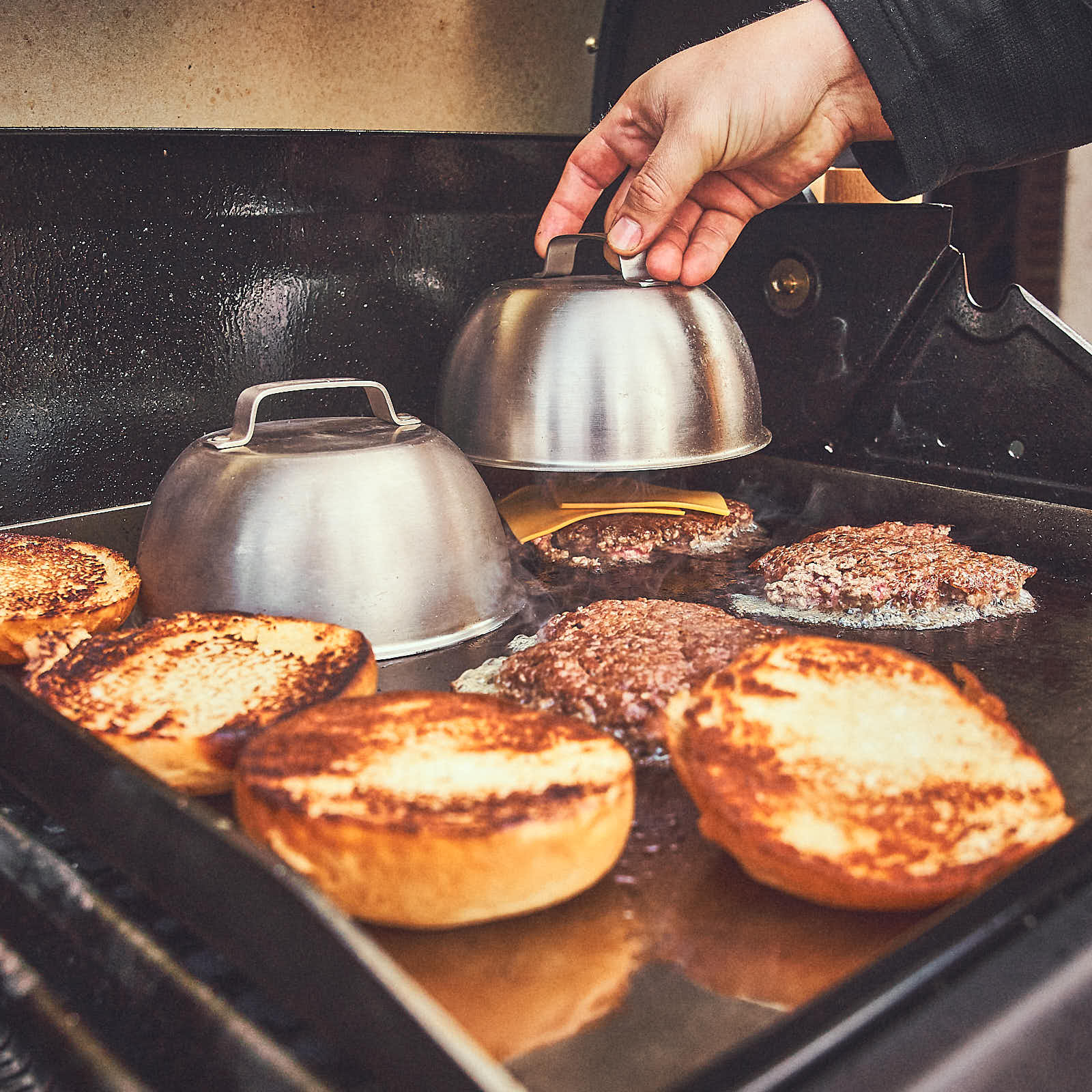 BURNHARD Plancha Grillplatte für den EARL - 42,5 x 39,6 x 3 cm von BURNHARD