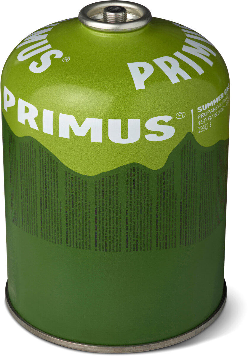 PRIMUS Summer Gas Ventilgaskartusche mit selbstschließendem Ventil - 450g (PGS450)