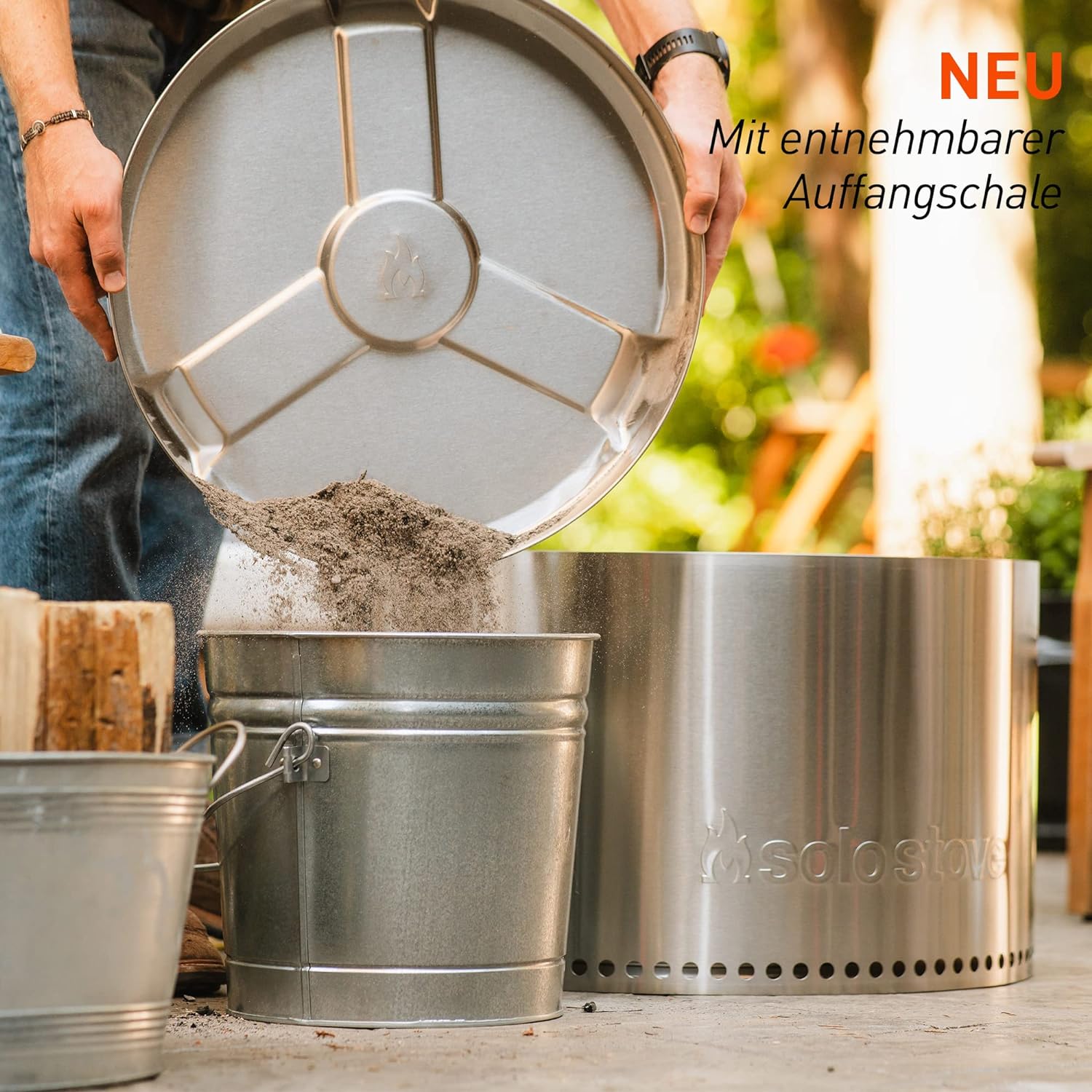 Solo Stove BONFIRE 2.0 + STAND STAINLESS STEEL / Edelstahl | Feuerschale - Feuerstelle - Feuertonne von Solo Stove Solo Stove BONFIRE 2.0 + STAND STAINLESS STEEL / Edelstahl | Feuerschale - Feuerstelle - Feuertonne von Solo Stove