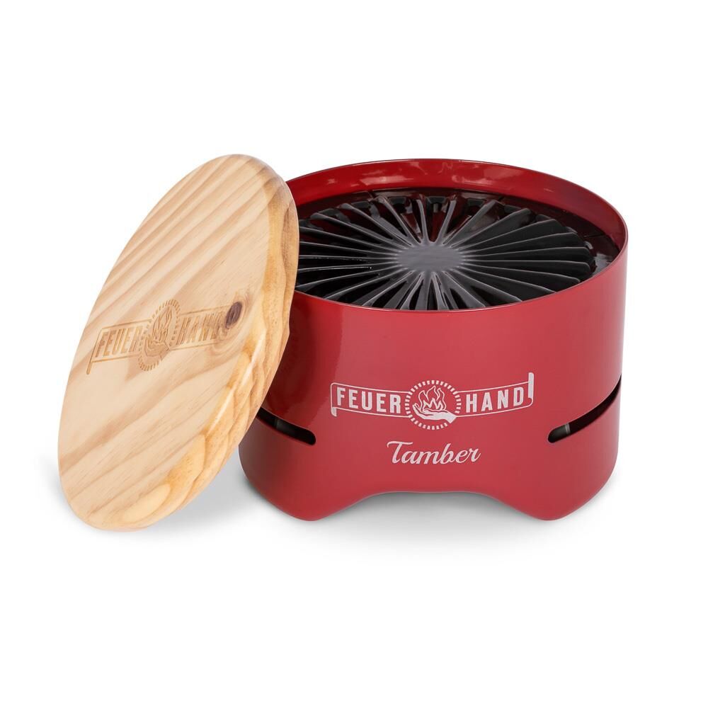 Feuerhand Tischgrill Tamber Ruby Red | Der ideale Tischgrill für genussvolle Momente zu zweit von Feuerhand