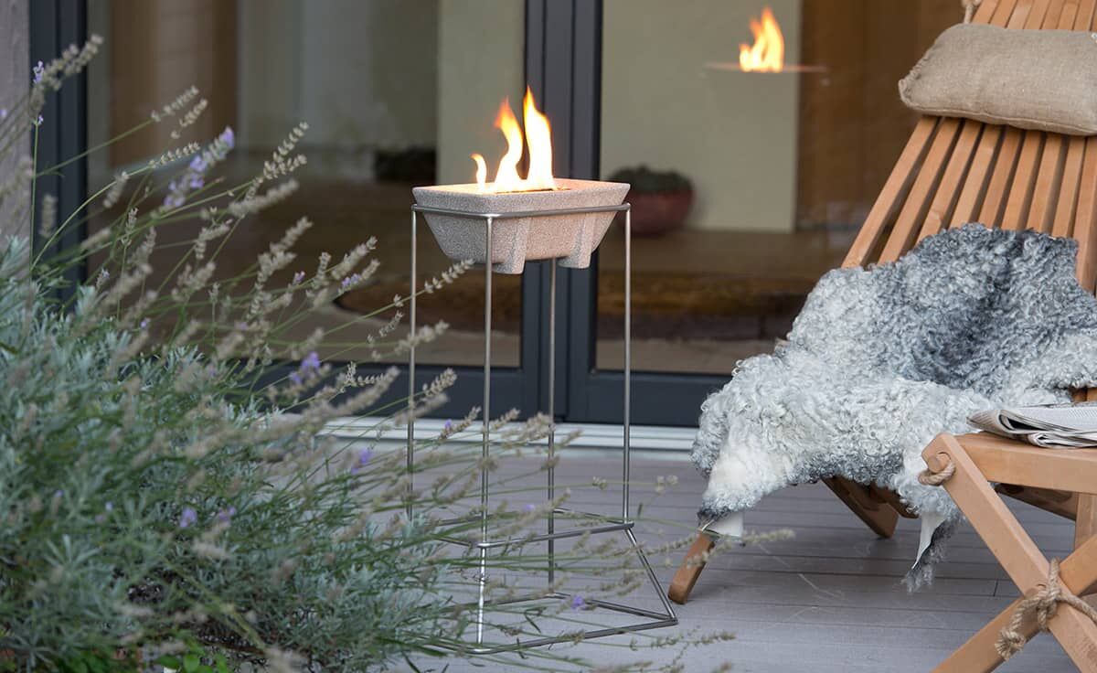 DENK Keramik Schmelzfeuer Outdoor XL Granicium mit Wachs gefüllt | SXLG von DENK Keramik DENK Keramik Schmelzfeuer Outdoor XL Granicium mit Wachs gefüllt | SXLG von DENK Keramik