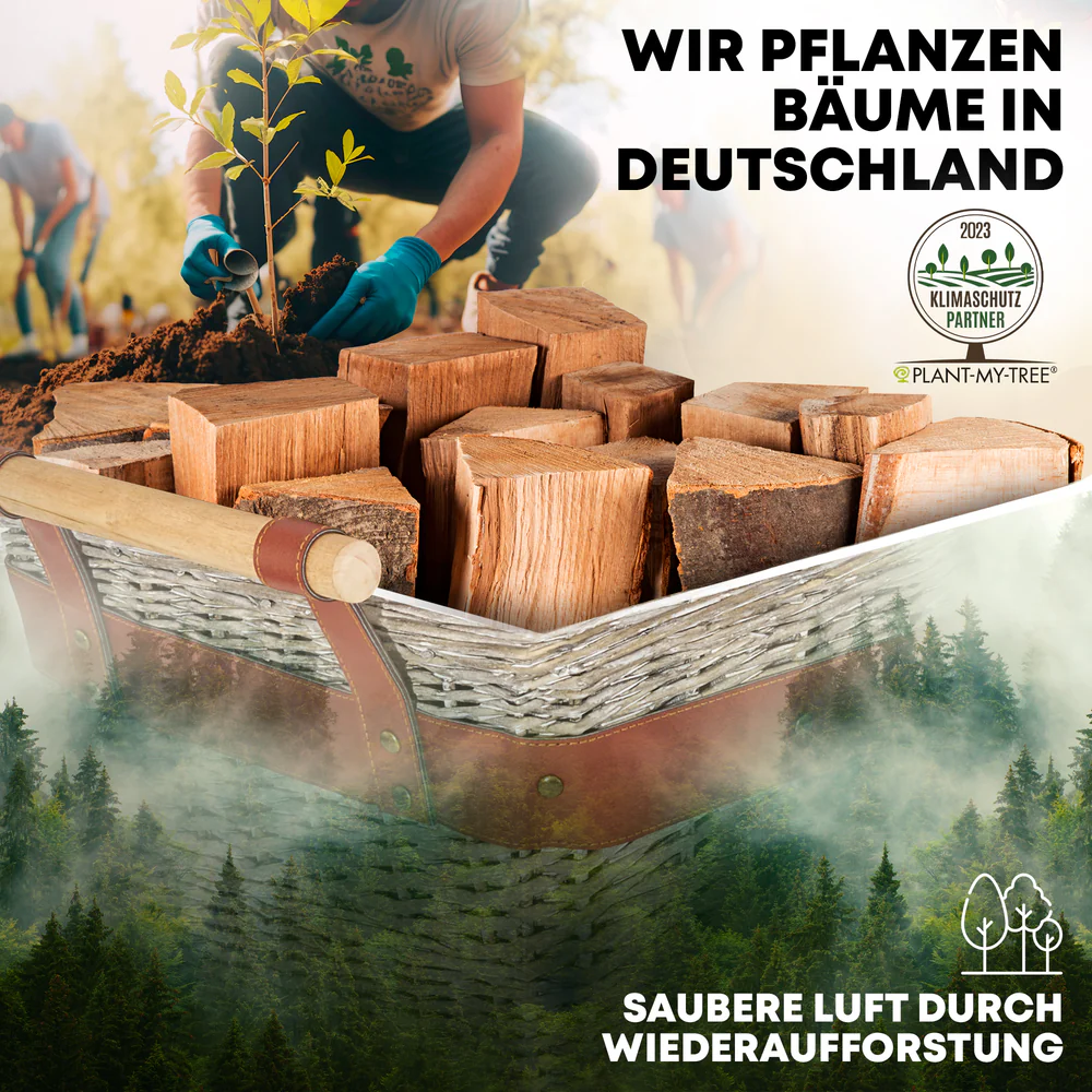 OAKAGE WillowWrap Holzkorb Weide - mit ausreißsicheren Holzgriffen - 50x40x35cm von OAKAGE OAKAGE WillowWrap Holzkorb Weide - mit ausreißsicheren Holzgriffen - 50x40x35cm von OAKAGE