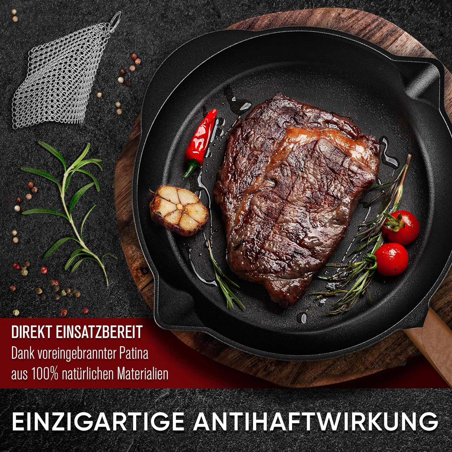 GUSSKÖNIG Ø 30cm Gusseisenpfanne Pfanne Gusseisen - Bratpfanne Induktion von GUSSKÖNIG GUSSKÖNIG Ø 30cm Gusseisenpfanne Pfanne Gusseisen - Bratpfanne Induktion von GUSSKÖNIG