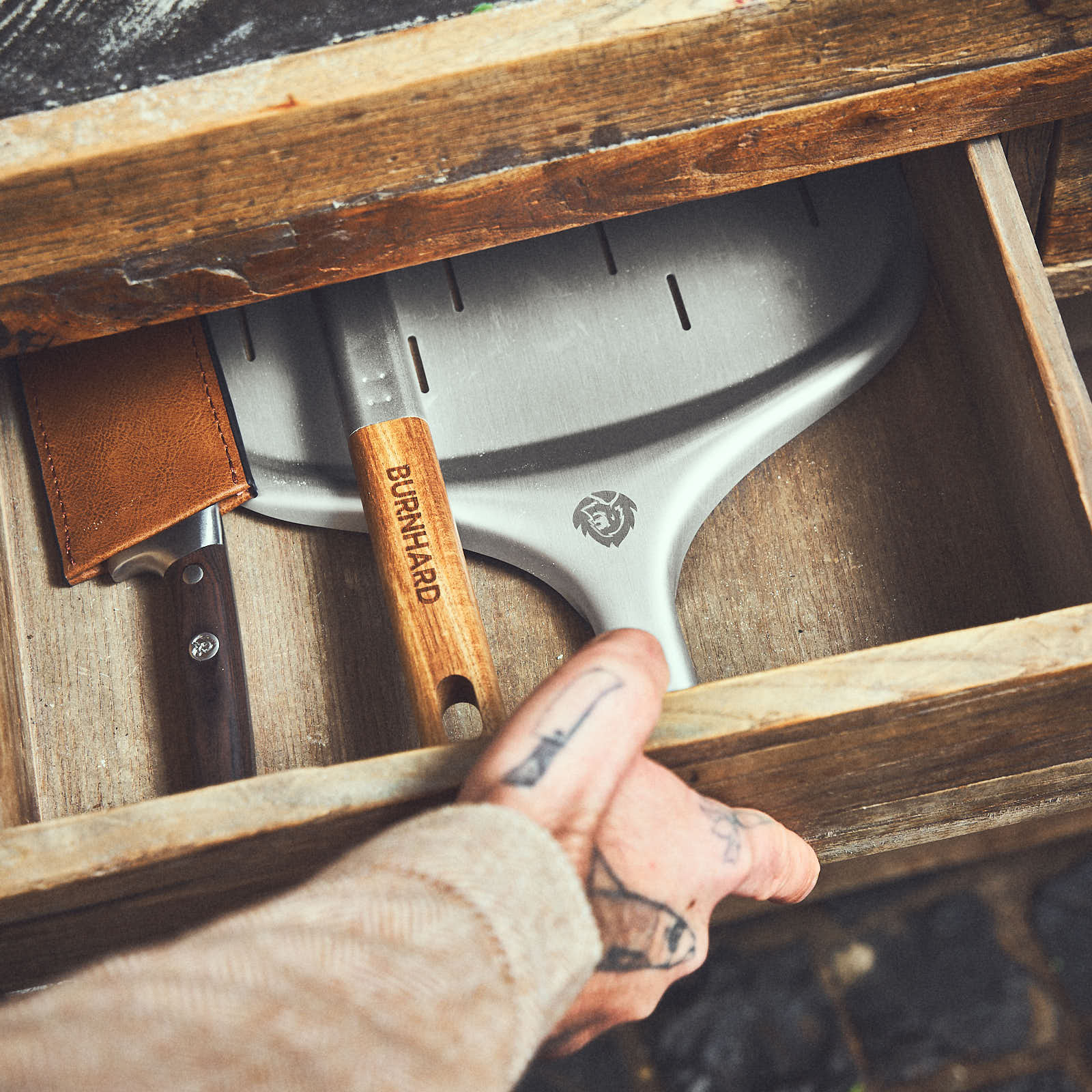 BURNHARD Pizza-Set 5-tlg. für den TONY von BURNHARD