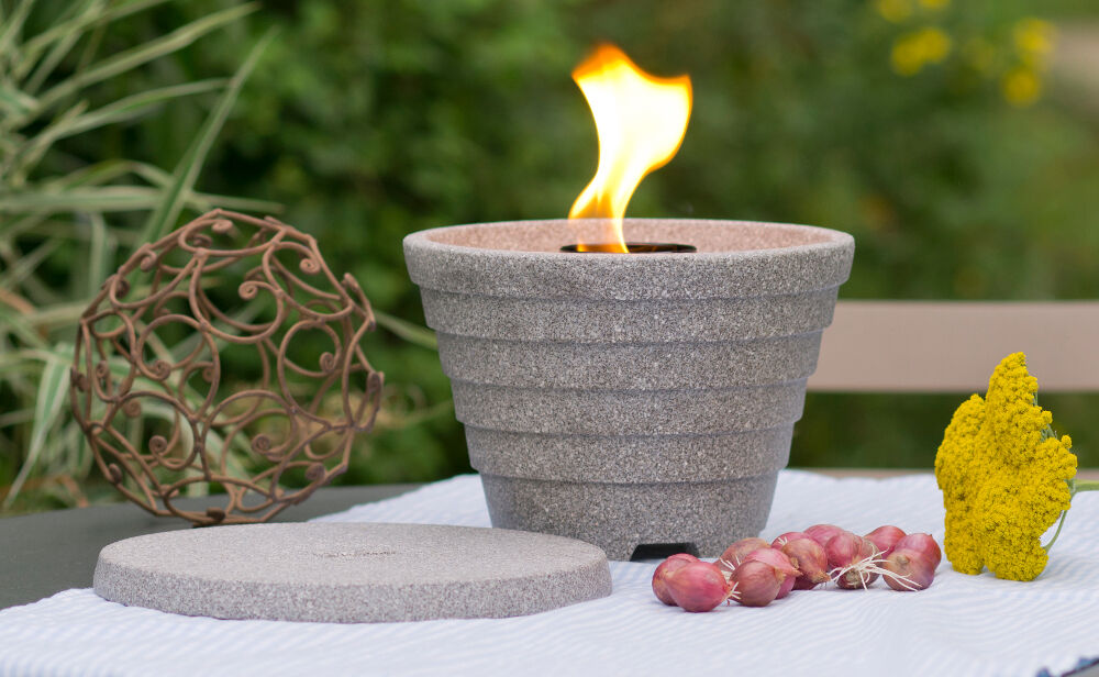 DENK Keramik Schmelzfeuer Outdoor (SFG) & Deckel Granicium (SFG-DE) von DENK Keramik