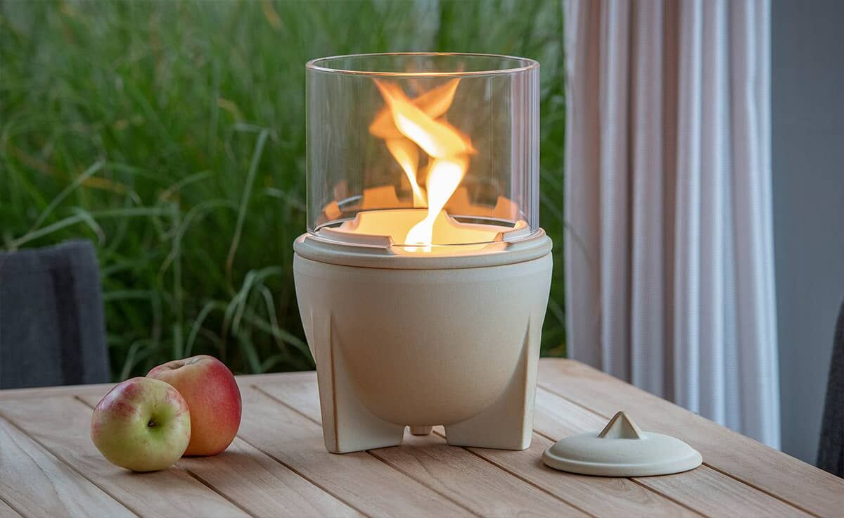 DENK Keramik Lichtglas-Aufsatz für Schmelzfeuer® Outdoor CeraNatur® ~ SFD-LGA von DENK Keramik