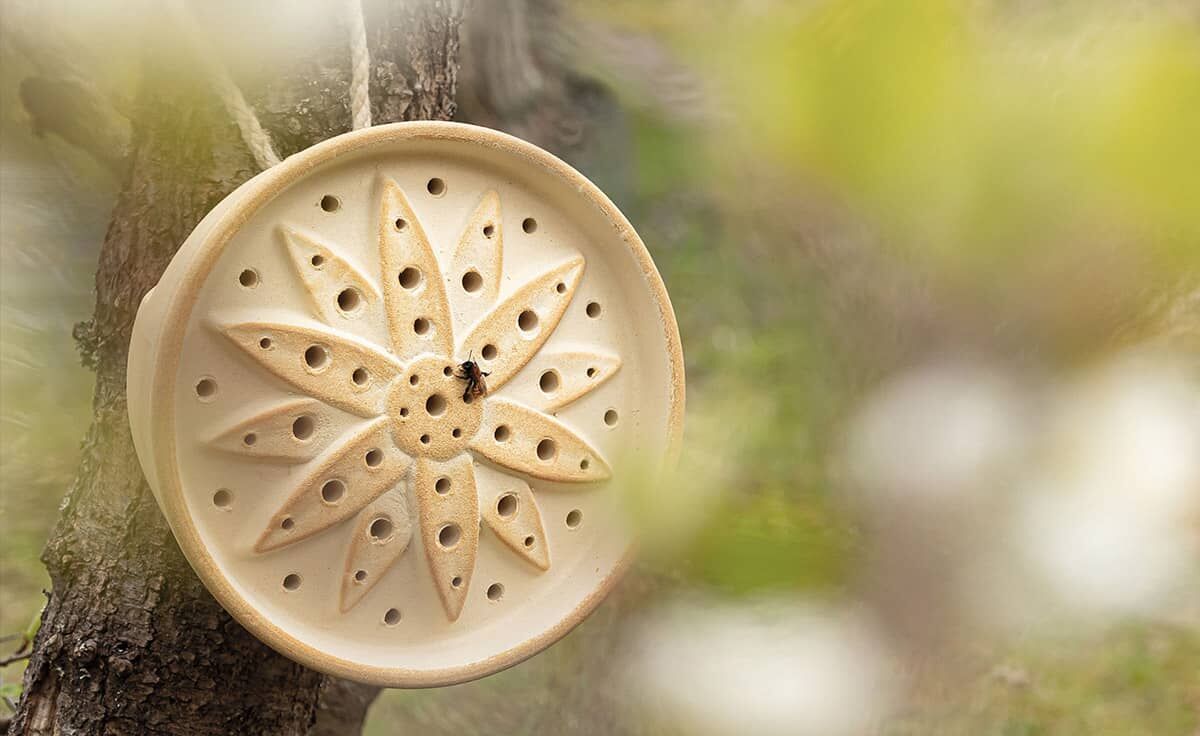 DENK Keramik Wildbienenhaus Blume CeraNatur - WBHB von DENK Keramik