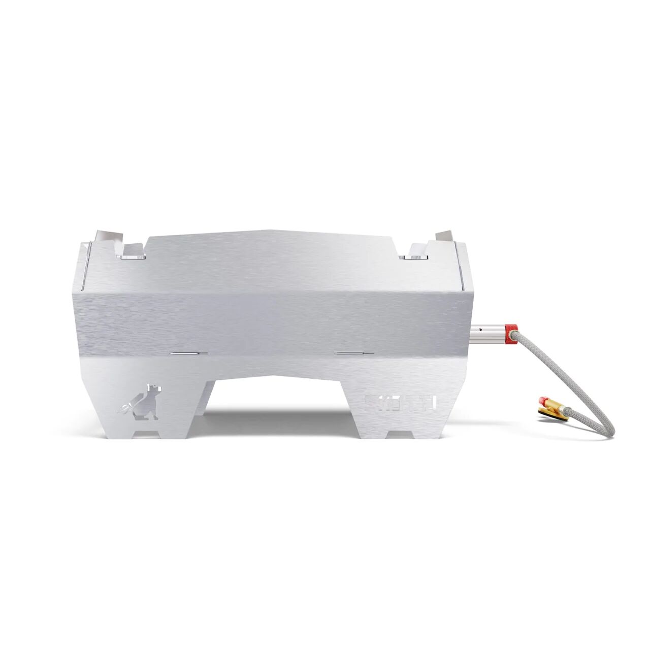 2te Wahl SKOTTI Grill 2.0 aus Edelstahl + Gasschlauch mit Regulator von SKOTTI