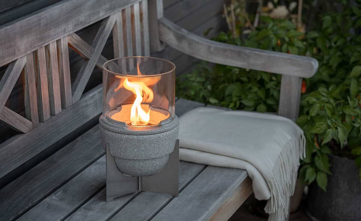 DENK Keramik Lichtglas-Aufsatz für Schmelzfeuer® Outdoor L Granicium® ~ SLG-LGA von DENK Keramik