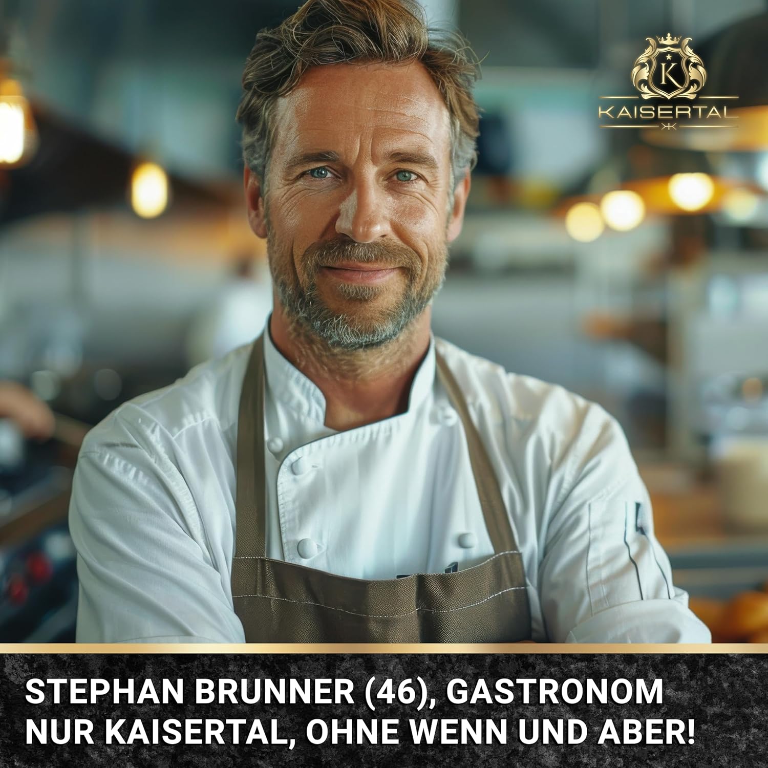 KAISERTAL Servierpfanne Gusseisen Quadratisch 16x11 cm - Pfanne mit 2 Griffen & Holzuntersetzer von KAISERTAL