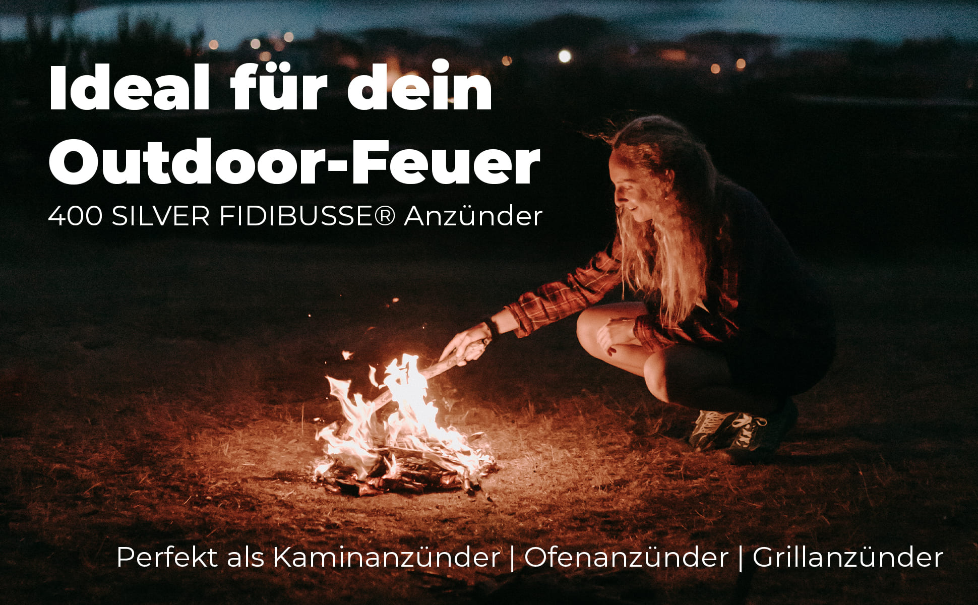 800 SILVER FIDIBUSSE® Anzünder | Kaminanzünder | Ofenanzünder | Grillanzünder von SILVER GmbH