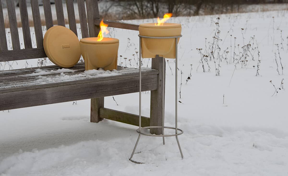DENK Keramik Ständer Edelstahl für Schmelzfeuer Outdoor CeraNatur & CeraLava & Granicium L - SFD-STE von DENK Keramik DENK Keramik Ständer Edelstahl für Schmelzfeuer Outdoor CeraNatur & CeraLava & Granicium L - SFD-STE von DENK Keramik