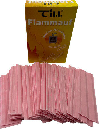 1x TILL Flammauf | Ölofenanzünder | 100 Stück von Till