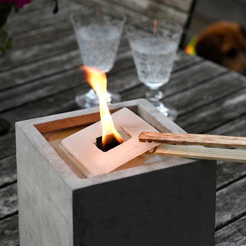 BESKE Nachfüllwachs XS für Pico Betonfeuer - 32 Wachsplatten von Beske-Manufaktur