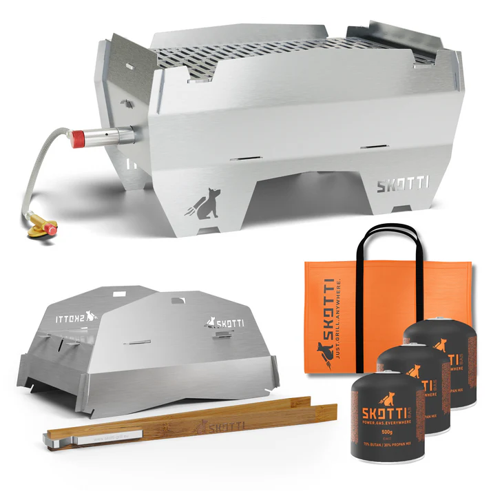 SKOTTI Grill 2.0 + CAP + 3x SKOTTI Gas von SKOTTI