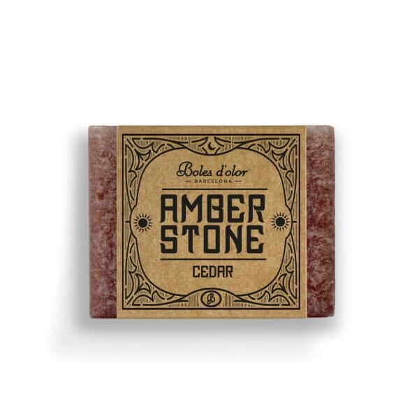 Amber Stone - Cedar - Zeder Duft in Quadratform von Boles d'olor Amber Stone - Cedar - Zeder Duft in Quadratform von Boles d'olor