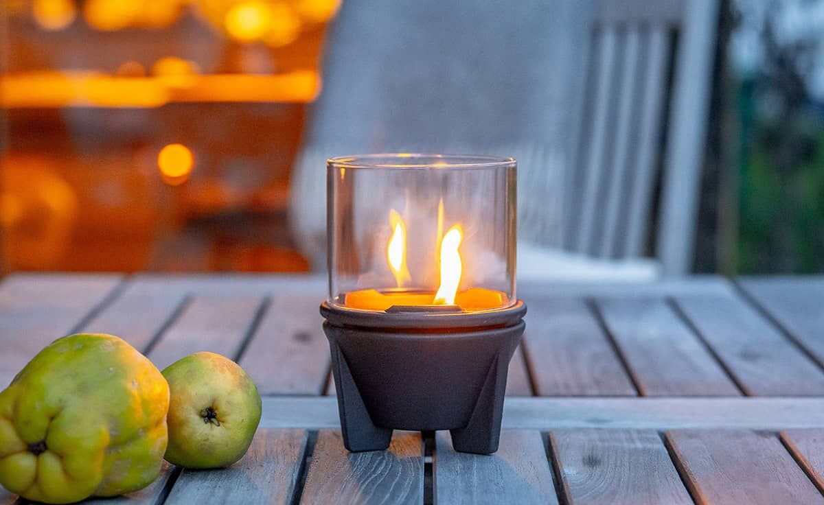 DENK Keramik Windglas-Aufsatz für Schmelzfeuer® Indoor CeraLava® ~ SFCI-WLA von DENK Keramik