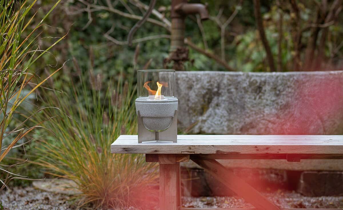 DENK Keramik Lichtglas-Aufsatz für Schmelzfeuer® Outdoor L Granicium® ~ SLG-LGA von DENK Keramik