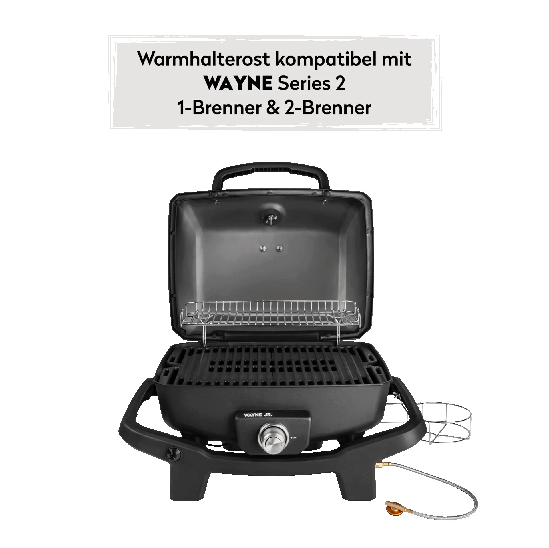 BURNHARD WAYNE Warmhalterost WAYNE Balkongrill 1 & 2-Brenner von BURNHARD