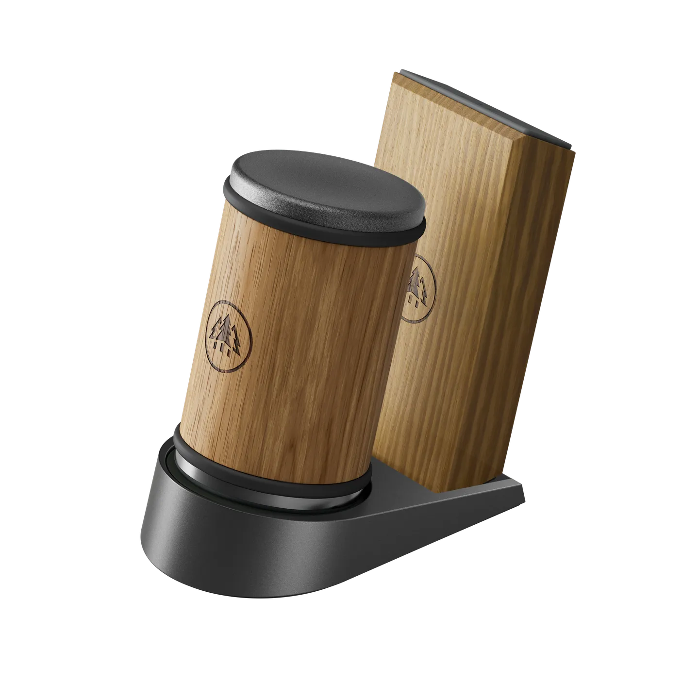 HORL® 3 Nussbaum Rollschleifer + HORL Dock Graphit | SET 4 von HORL