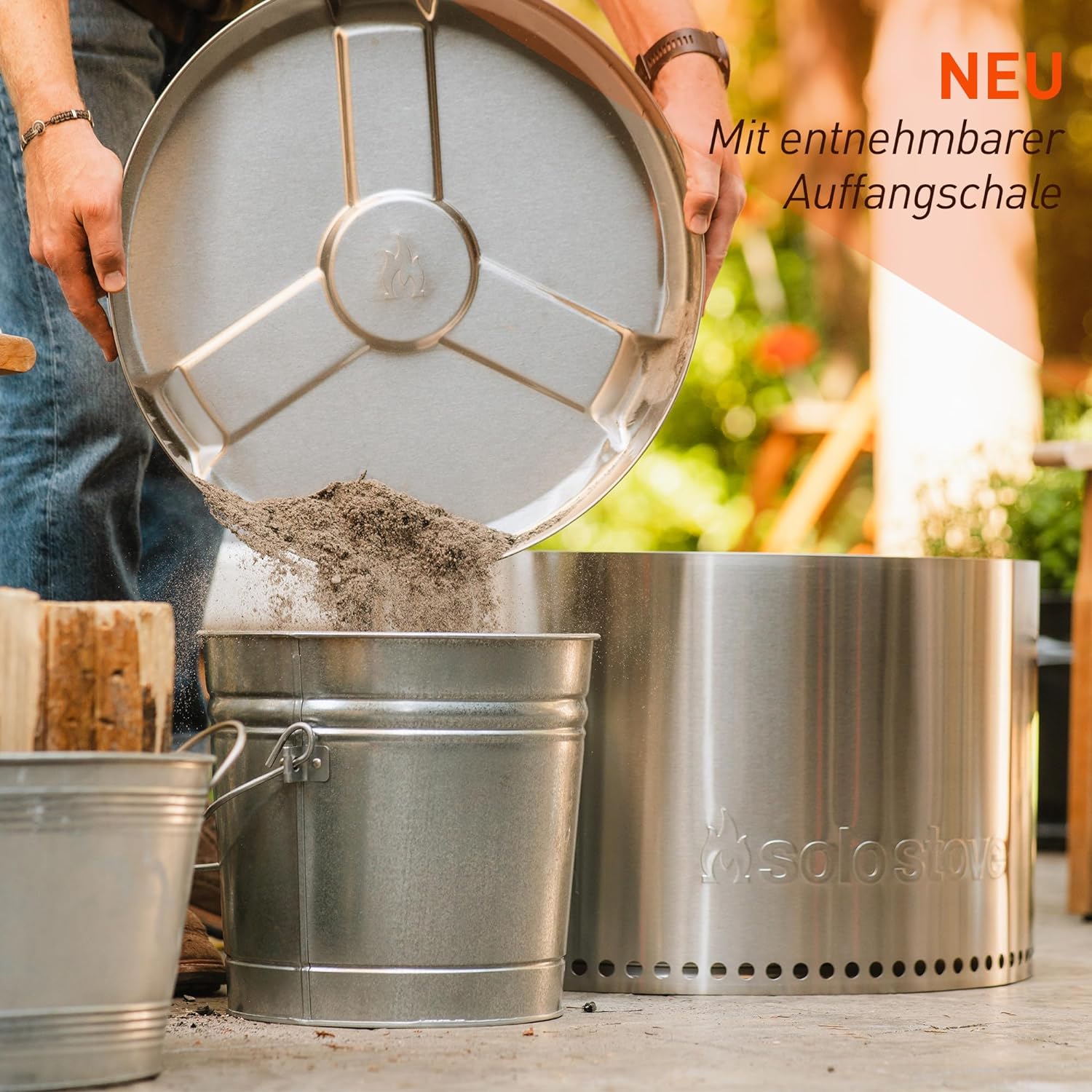 Solo Stove BONFIRE 2.0 + STAND Ash / Anthrazit | Feuerschale - Feuerstelle - Feuertonne von Solo Stove