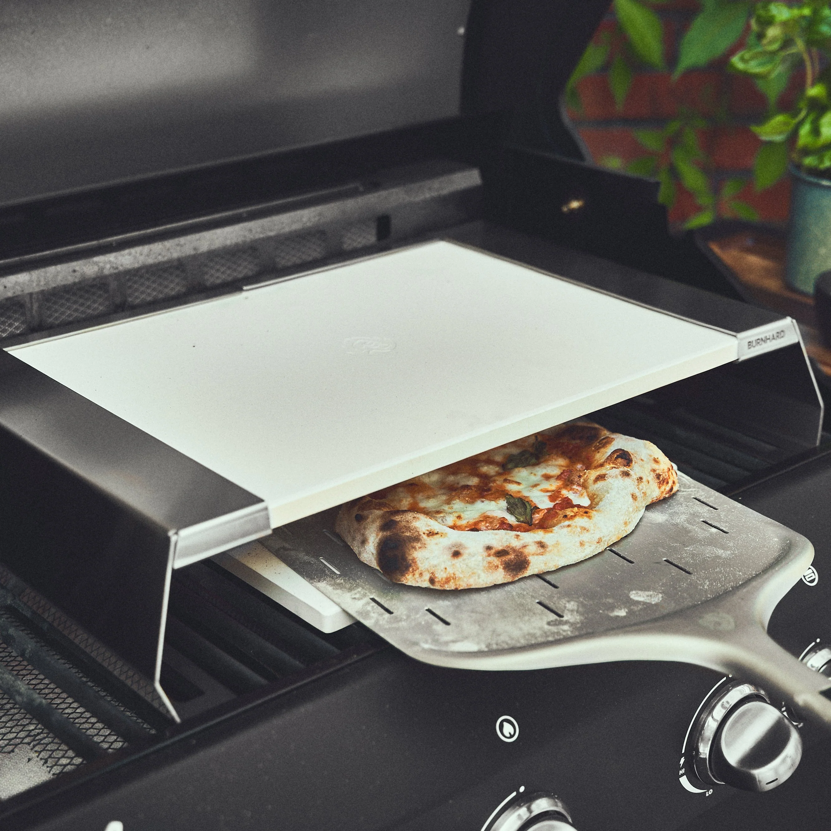 BURNHARD Pizza-Set 4-tlg. inkl. Pizzaschieber für den Fat TONY von BURNHARD