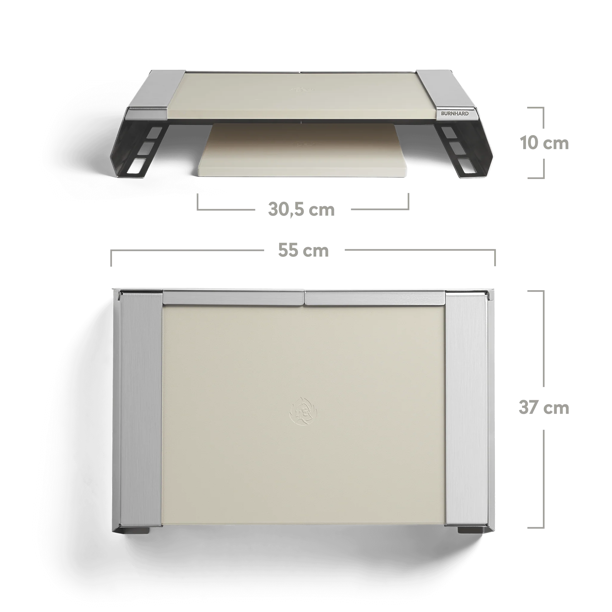 BURNHARD Pizzaaufsatz für Gasgrills von BURNHARD