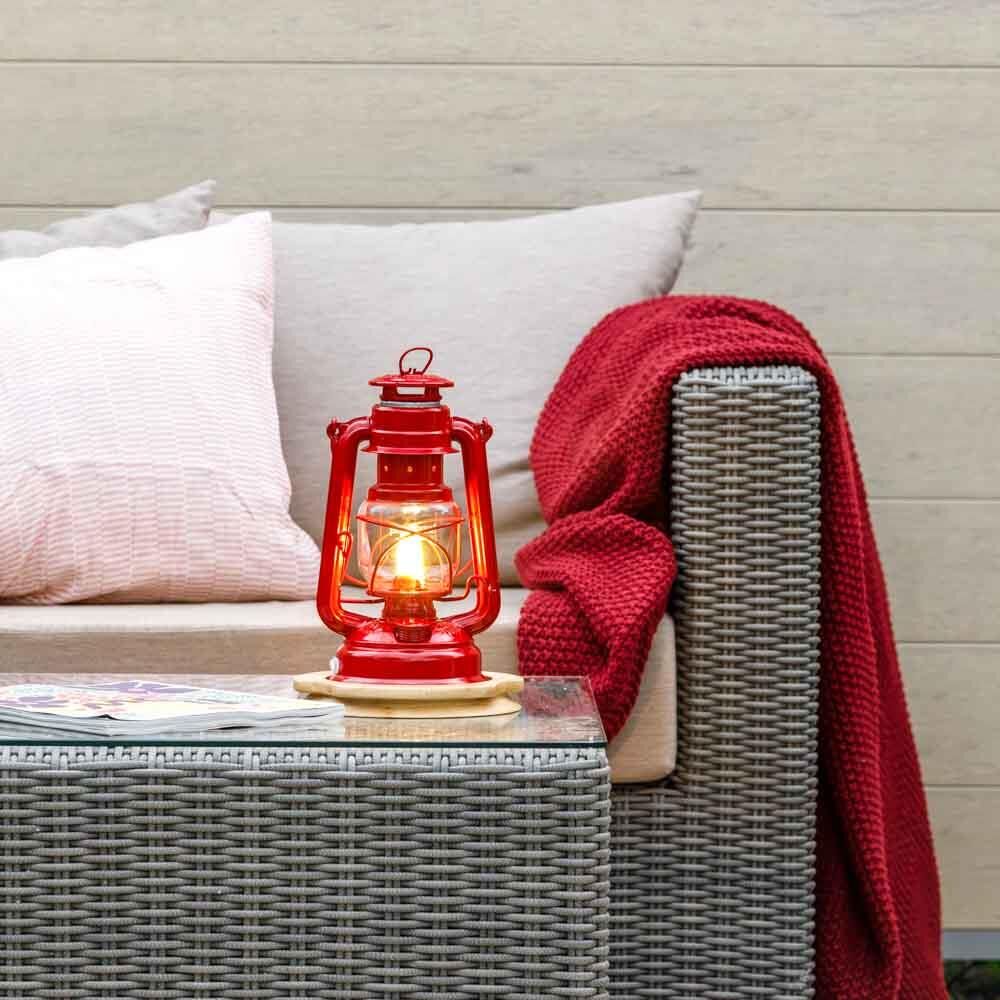 LED Laterne Baby Special 276 Ruby Red | bis 150 Lumen | Dimmbar | Feuerhand von Feuerhand