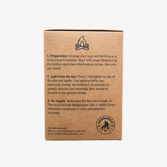 Fandango Natürliche Feueranzünder 32 Stück von Fandango Fire Tools