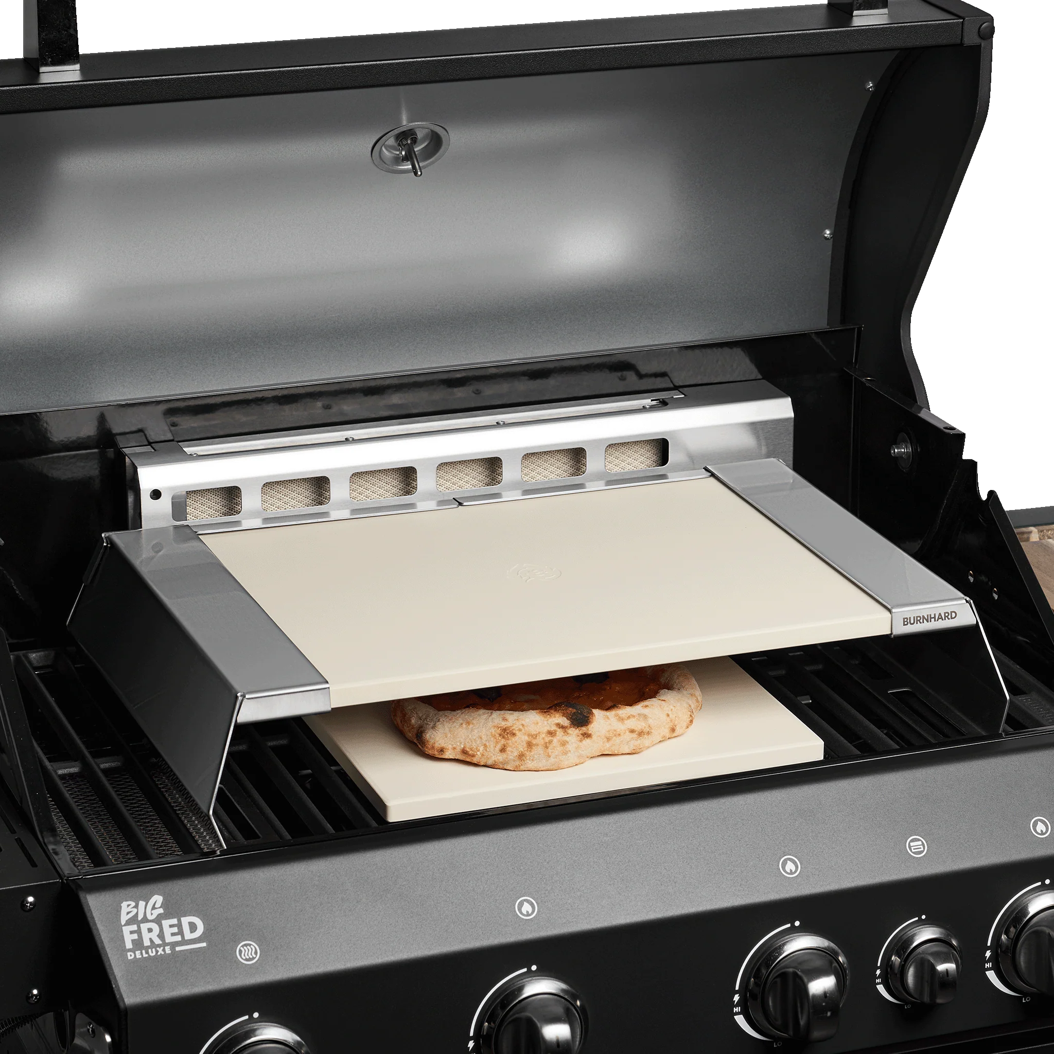 BURNHARD Pizzaaufsatz für Gasgrills von BURNHARD