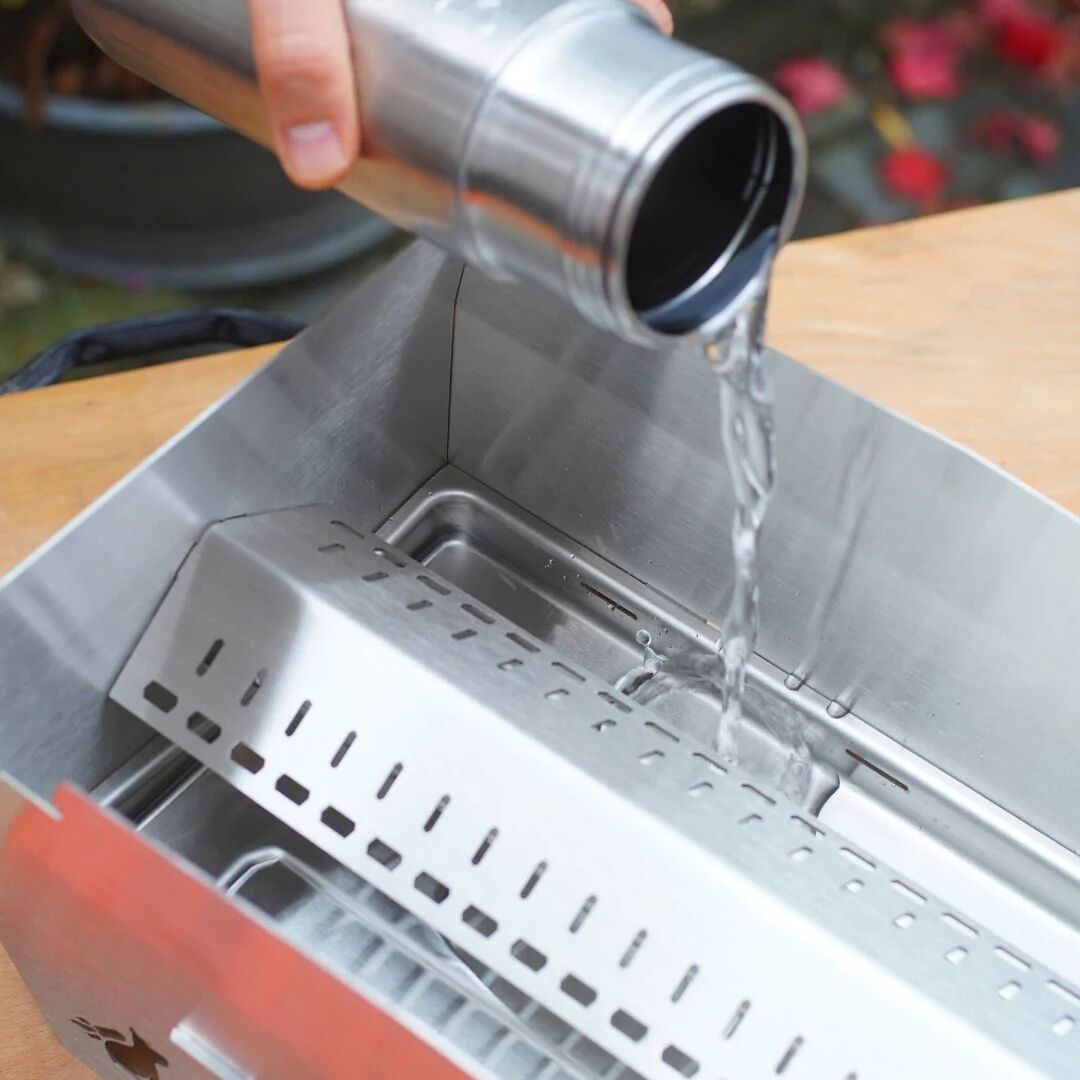 2te Wahl SKOTTI Grill 2.0 aus Edelstahl + Gasschlauch mit Regulator von SKOTTI