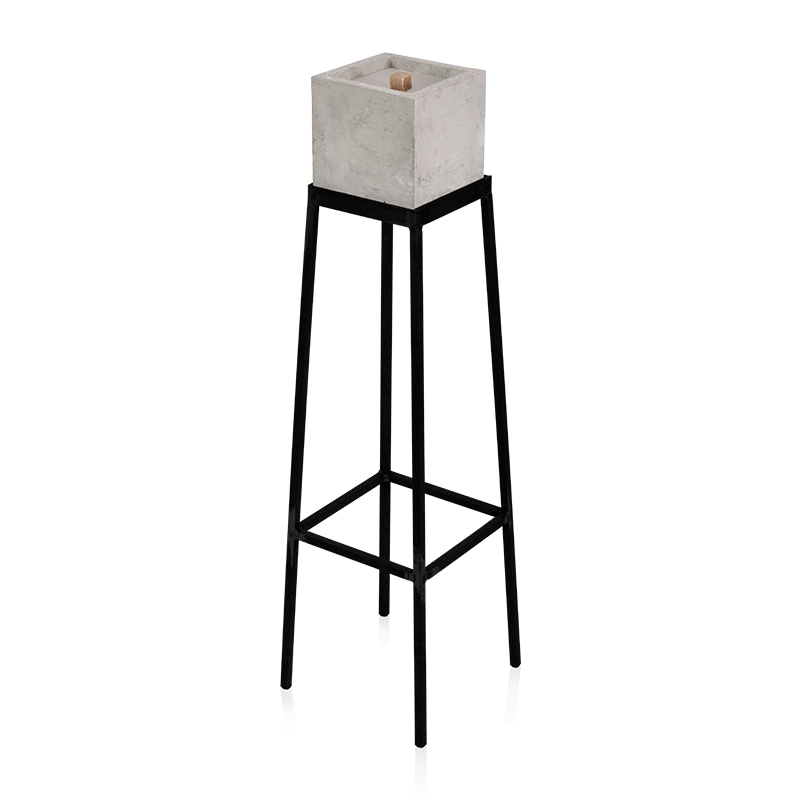 BESKE Pulverbeschichteter Ständer für Betonfeuer Kea 13x13x13cm | Made in Germany von Beske-Manufaktur