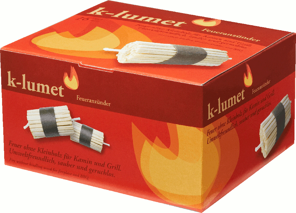 10x K-lumet Feueranzünder - Kamin- und Grillanzünder ~ 160 Anzünder von K-Lumet