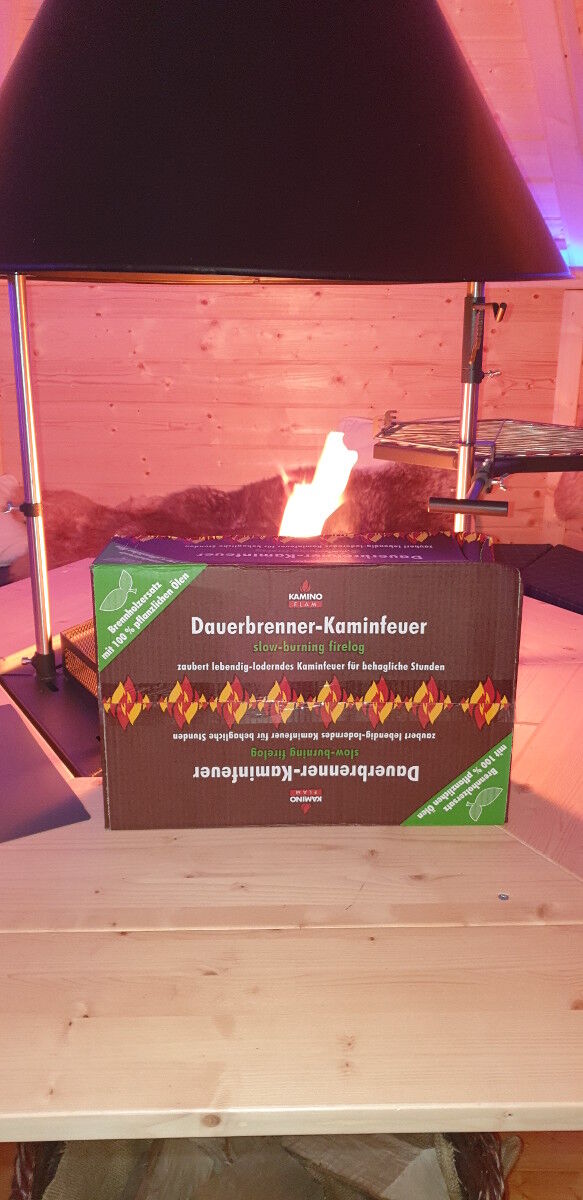 20x Dauerbrenner | Kaminfeuerscheit | 100 % nachwasende Rohstoffe | Kamin | Ofen | Grillkota von KAMINO Flam