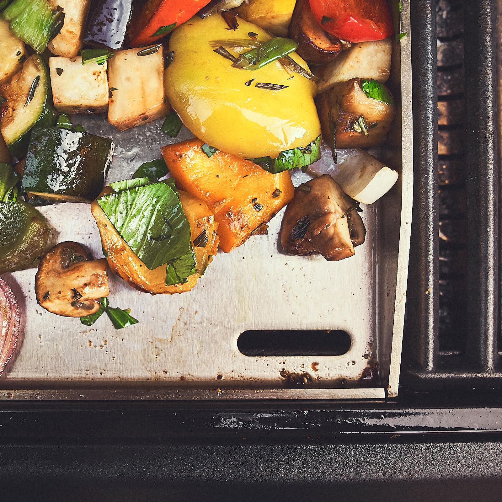 BURNHARD Plancha Grillplatte für den FRED - 41,5 × 23,5 × 3,5 cm von BURNHARD