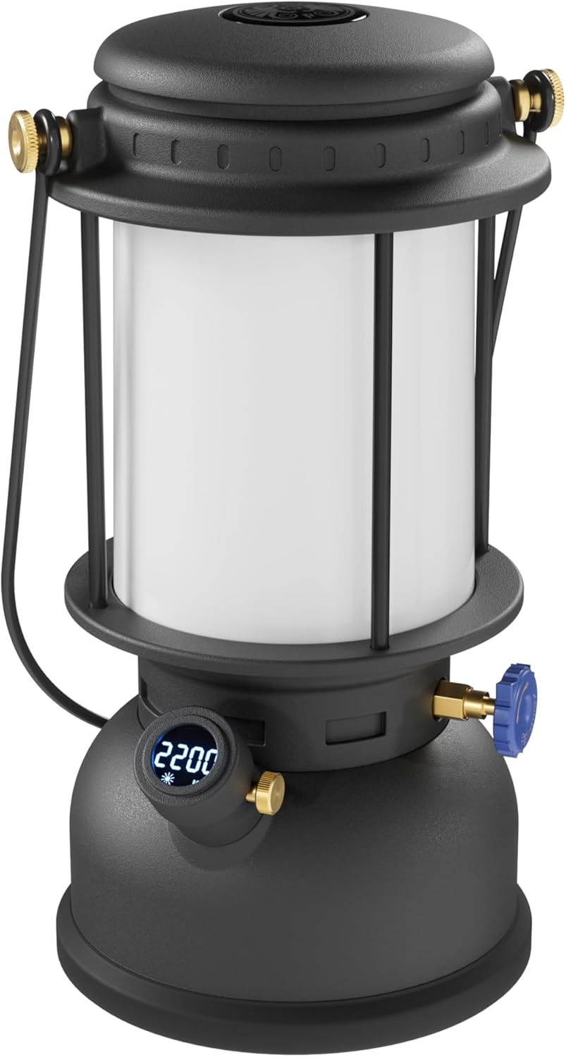 Petromax LM500 Led Laterne Black - dimmbar - 500 Lumen ideal für Camping und Outdoor-Abenteuer | Neue Charge von Petromax