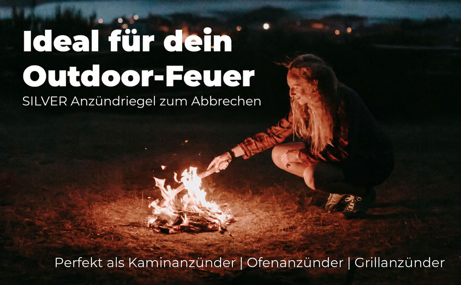 65x SILVER Anzündriegel zum Abbrechen | Kamin, Ofen & Grill | 780 Anzündstücke von SILVER GmbH