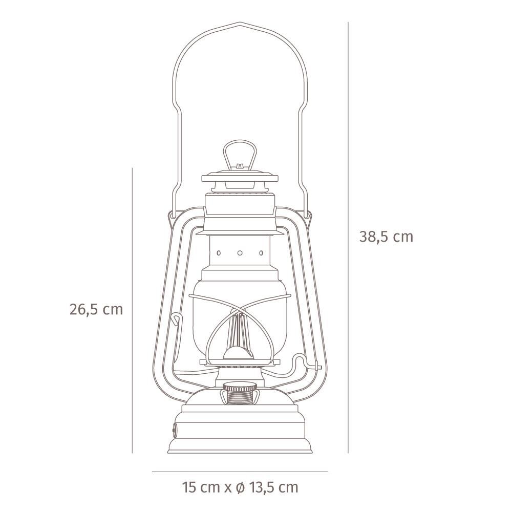 LED Laterne Baby Special 276 Ruby Red | bis 150 Lumen | Dimmbar | Feuerhand von Feuerhand