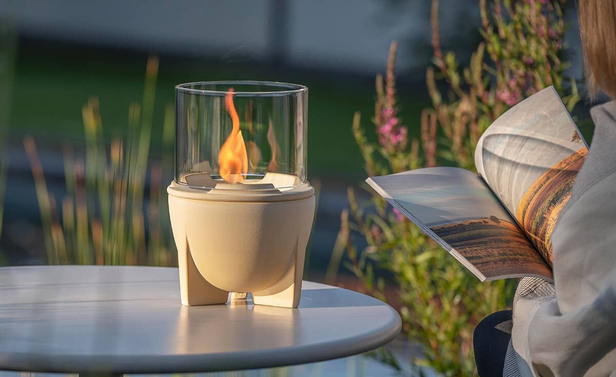 DENK Keramik Lichtglas-Aufsatz für Schmelzfeuer® Outdoor CeraNatur® ~ SFD-LGA von DENK Keramik