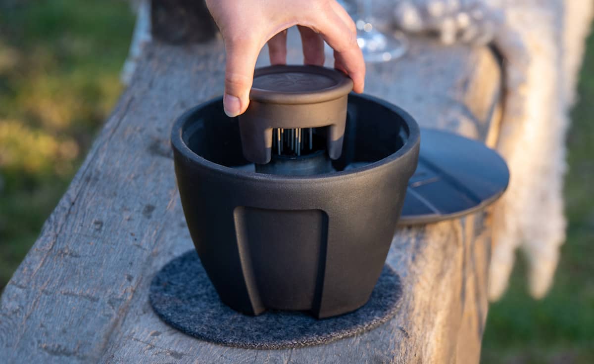 DENK Keramik Dochtentrußer für Schmelzfeuer Outdoor ~ DEO von DENK Keramik