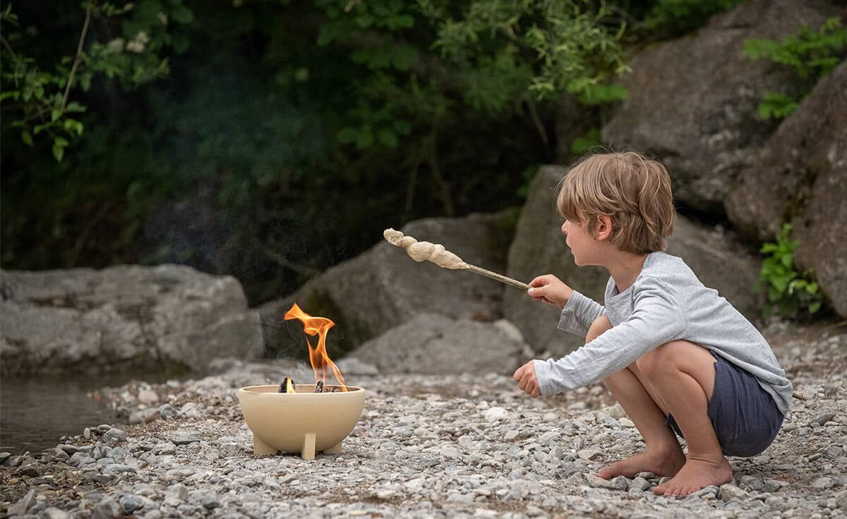 Zwergenfeuer | Die Feuerschale für Kinder aus CeraFlam® Keramik | ZF