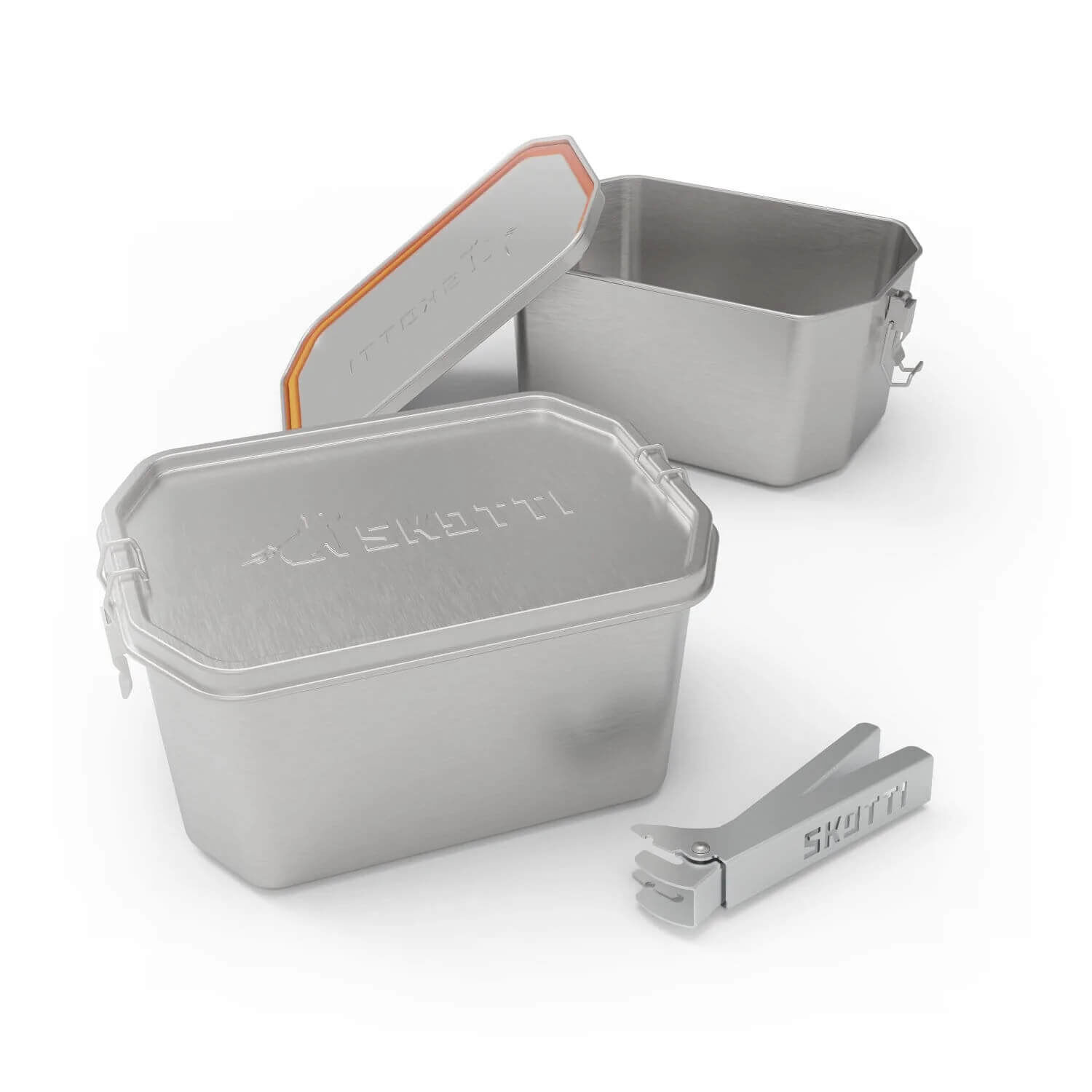SKOTTI BOKS BUNDLE Edelstahl | 1 Liter + 2,5 Liter von SKOTTI