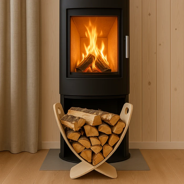 Nordic Embers Feuerholzständer - Natur von Fandango Fire Tools