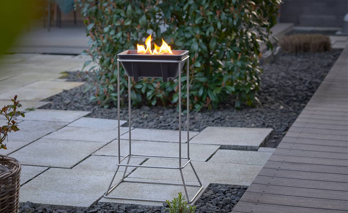 DENK Keramik Ständer Edelstahl für Schmelzfeuer Outdoor XL - SXLG-STE