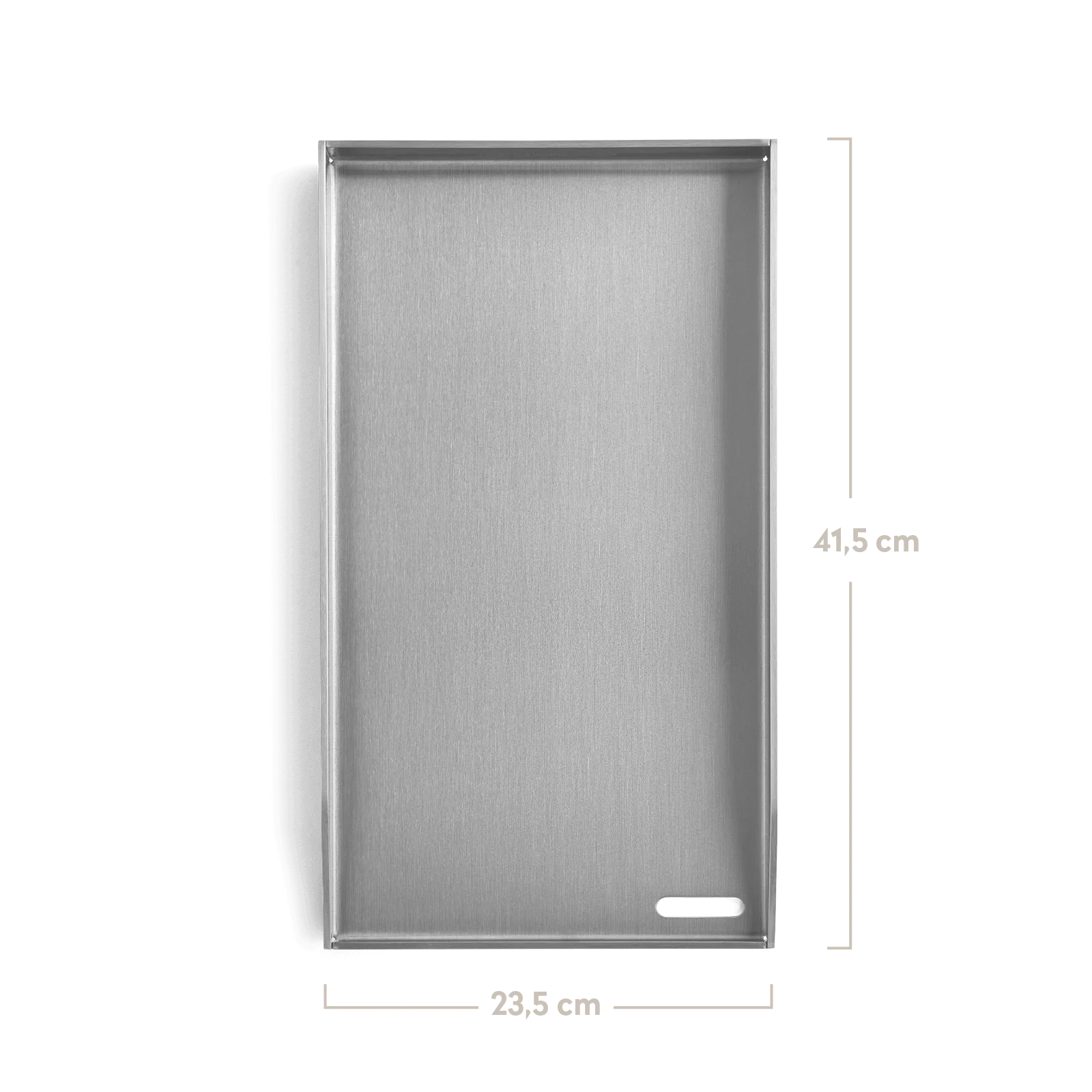 BURNHARD Plancha Set mit 2tlg. Grillspachtel und Grillschaber - FRED 41,5 x 23,5 cm von BURNHARD