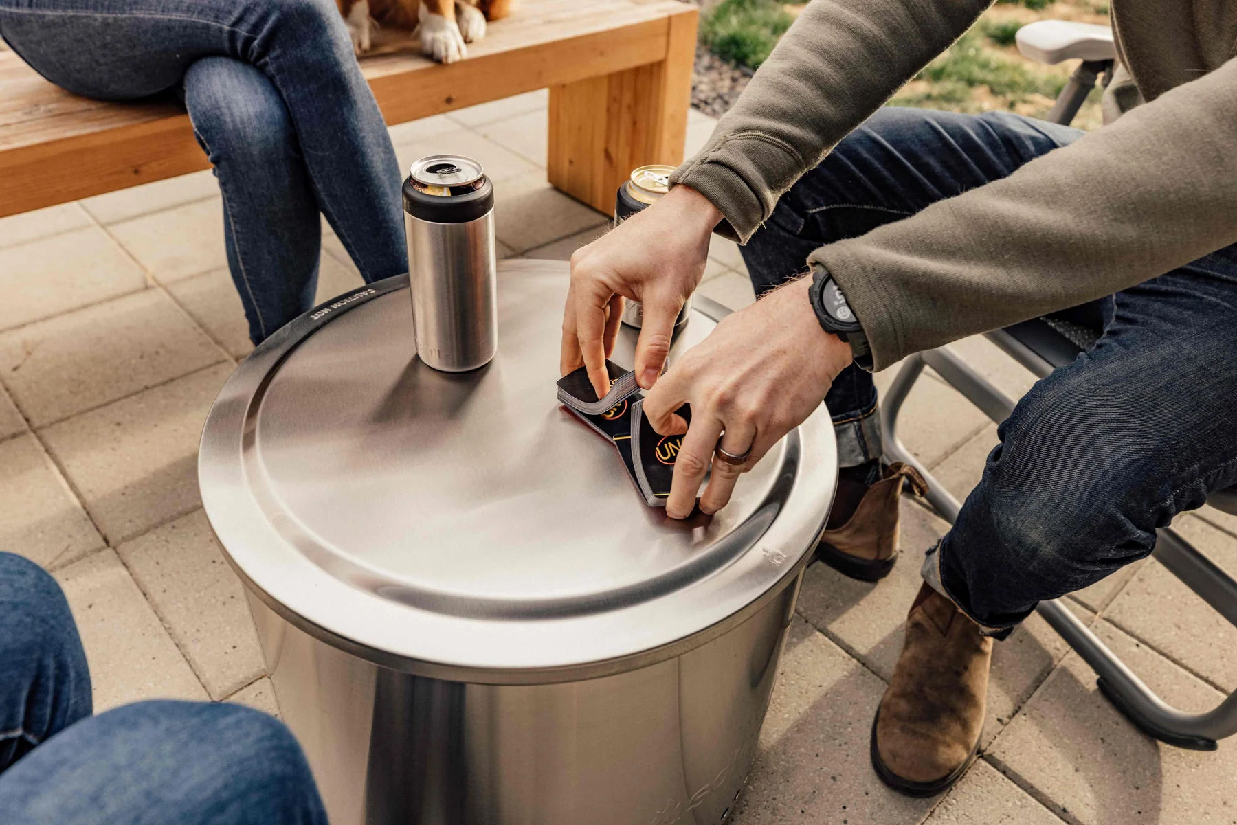 Solo Stove Bonfire Deckel aus Edelstahl 304 | Original Abdeckung 50 cm