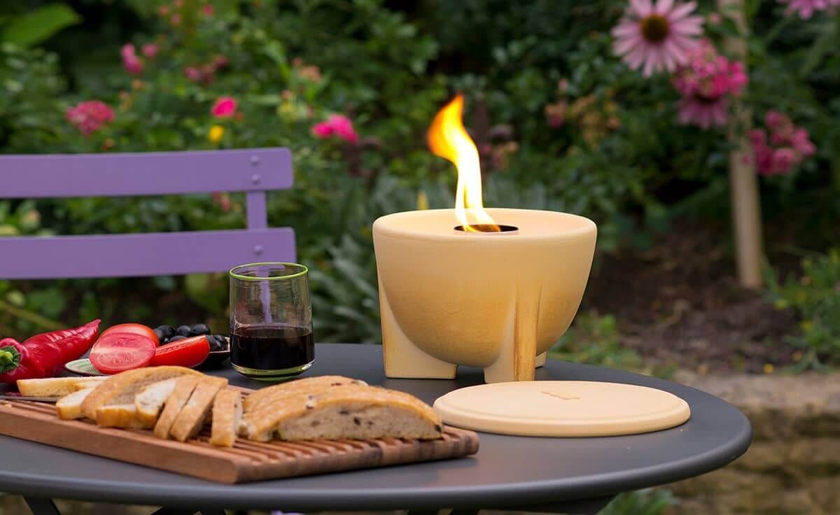 DENK Keramik Anti-Insekt-Set Schmelzfeuer Outdoor (SFD) & Deckel CeraNatur (SFD-DE) von DENK Keramik